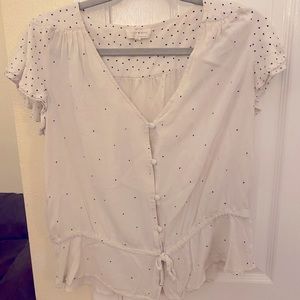 Lucky Brand Polka Dot Blouse